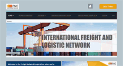 Desktop Screenshot of freightnetworkcorporation.com