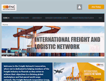 Tablet Screenshot of freightnetworkcorporation.com